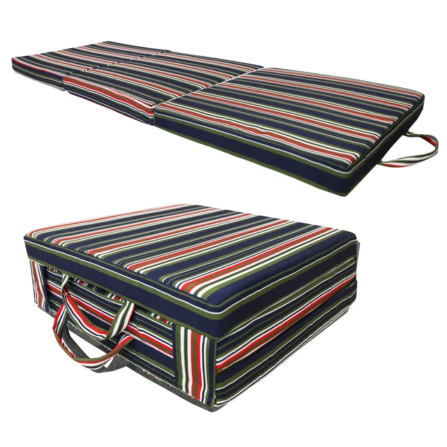 Foam Lounger,fold-out, foma inside,can be used outdoor, Made with high quality water repellency fabric,hign colorfastness