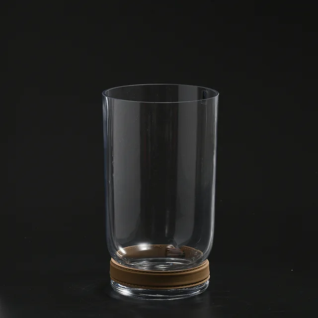 Glass candlestick