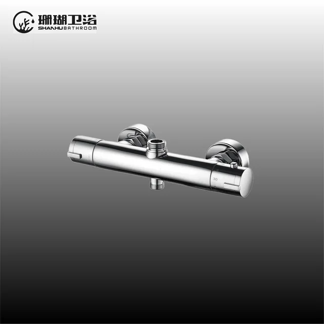 Exposed thermostatic bar vavle