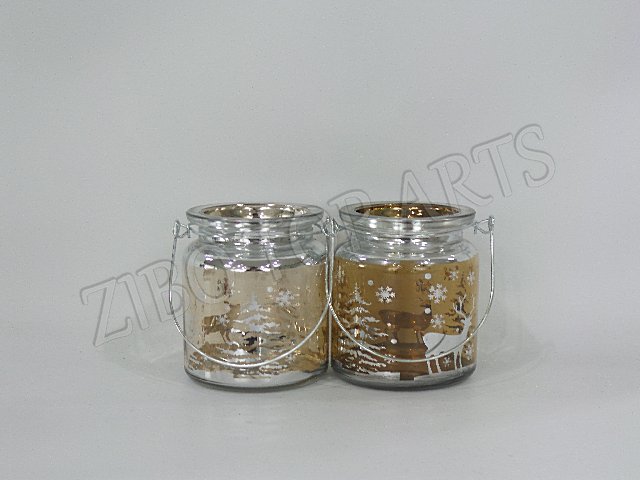 Glass Candle Holder