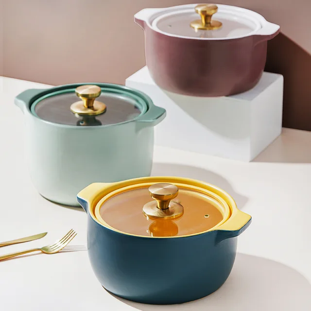 Flameproof casseroles stovetop cooking open fire direct cookware