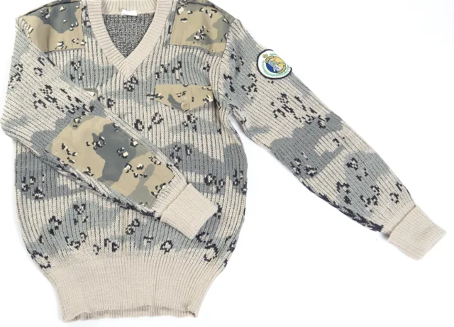 Military camouflage long sleeve sweater
