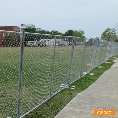 American chain link temporary fence