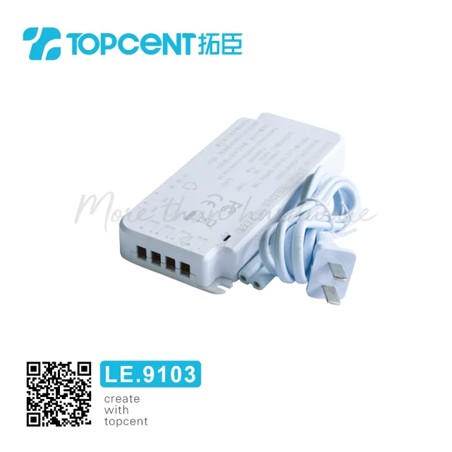 LE.9103 TOPCENT White color cabinet led strip light swich