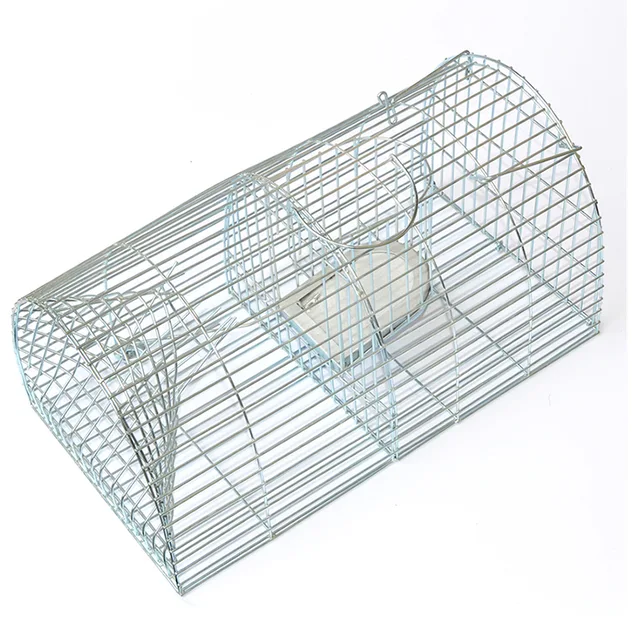 Galvanized Live Animal Trap Humane Live Animal Cage Trap for Rat,Mouse