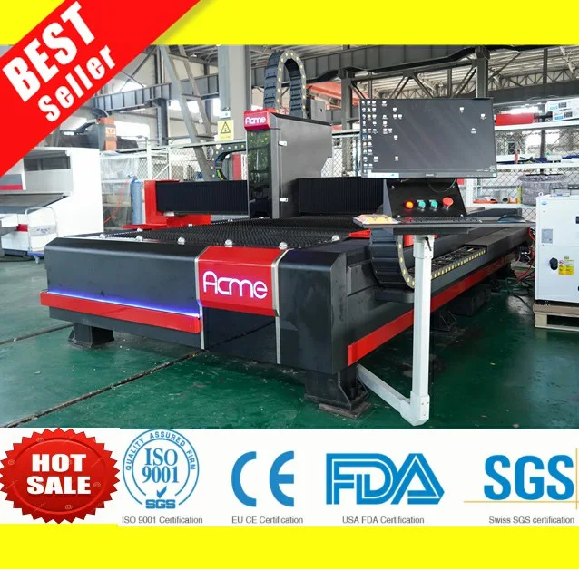 CNC Fiber Laser Cutting Machine for Metal Sheet Cutting Steel Plate Fiber Laser Cutter with Single Working Table Best Seller Cheap Factory Price