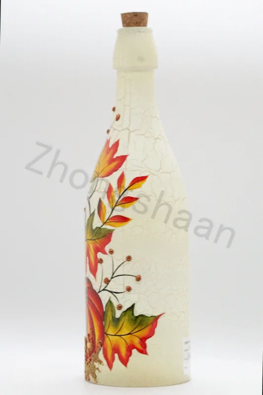 Hand Painted Glass Decoration LED