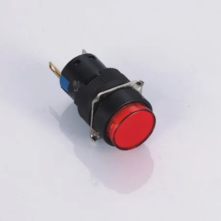 16mm plastic square pushbutton switch momentary