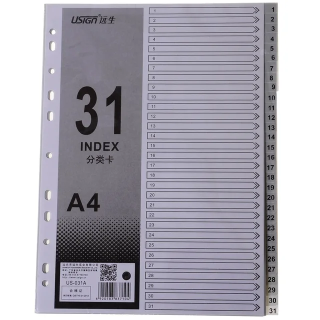 Pp Index Divider