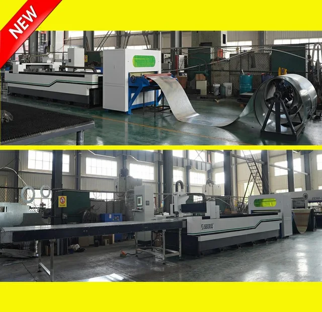 Galvanized Steel Coil Sheet Roll Auto-Feeding CNC Laser Cutting Machine