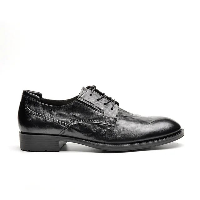 Wild wrikled leather dress shoe M537-01