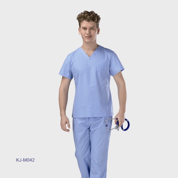 Hospital male scrub set