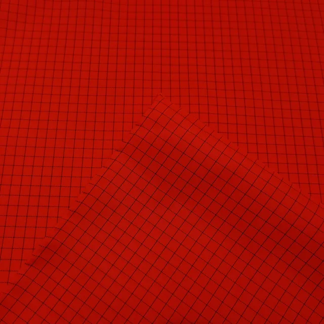 Anti-static plaid polyester cotton uniform fabric