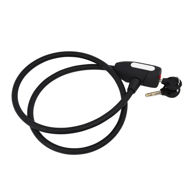 Anti-theft high quality cable bicycle bike lock with key safety lock