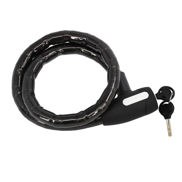 High quality steel bicycle lock bike safety cable safety lock with key anti-theft