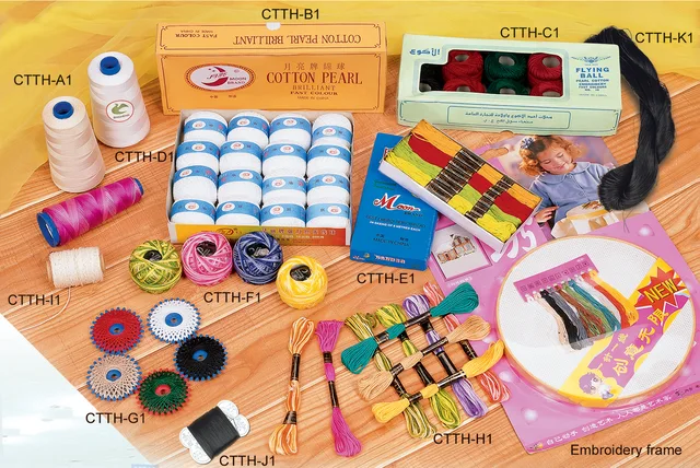 Cotton Combed Mercerized And Embroidery Thread