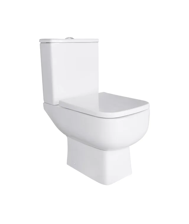 LR-C602 European style Ceramic Sanitaryware P-trap washdown two piece toilet