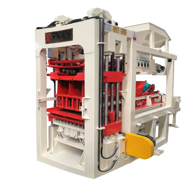QT6-15 automatic cement block brick making machine for Africa
