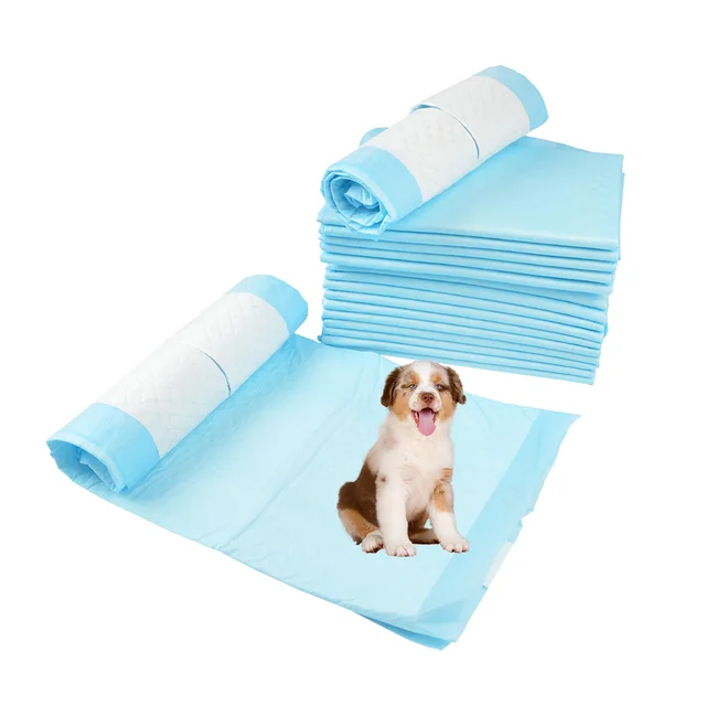 Blue puppy pads