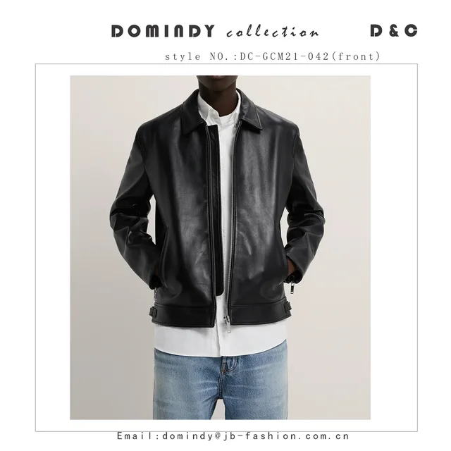 Men's coat/men's leather coat