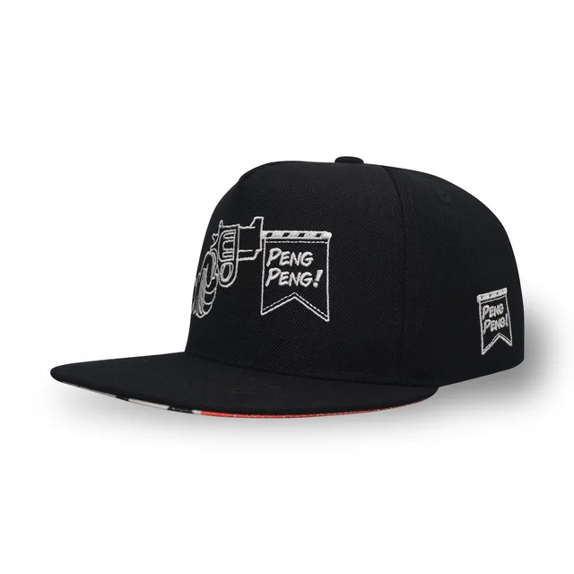 6 panel embroidery printing acrylic snapback cap