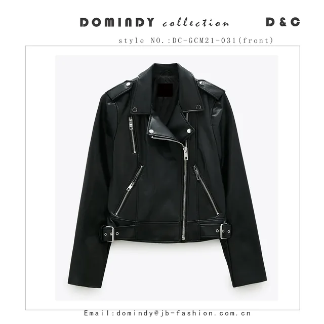 Women's jacket /PU coat/motorcycle suit