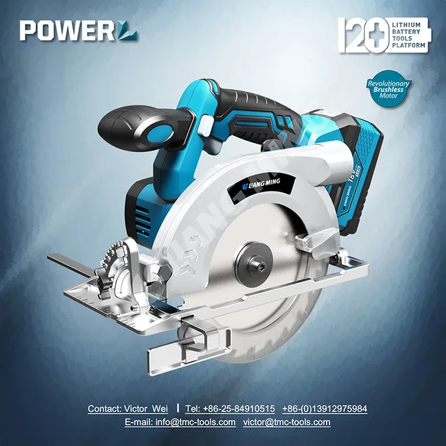 18V brushless lithium battery cordless circular saw