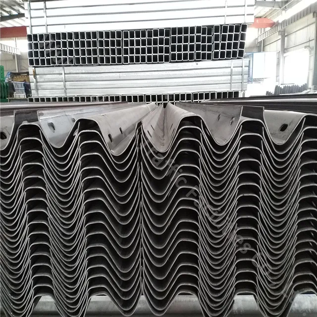 Galvanized Steel W Beam Guardrail Highway Crash Barriers