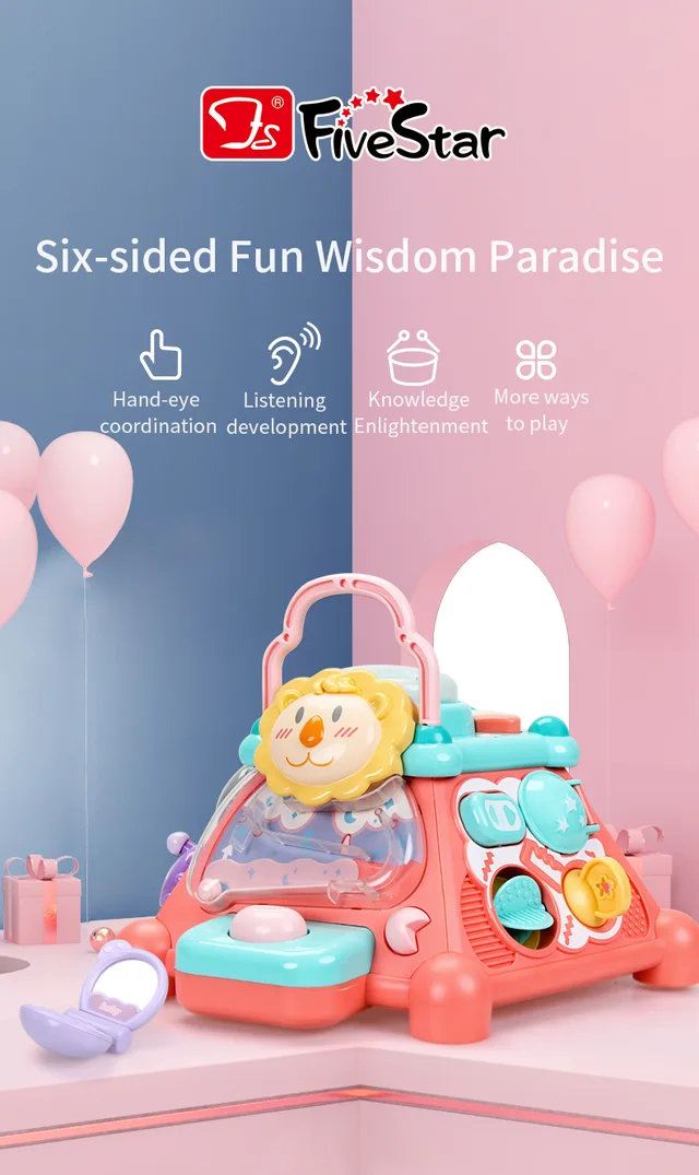 High Quality Six-sides multifuction puzzle toys more ways play Preschool Toy