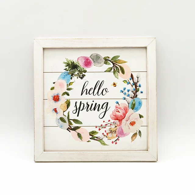 Hello Spring Wall Frame