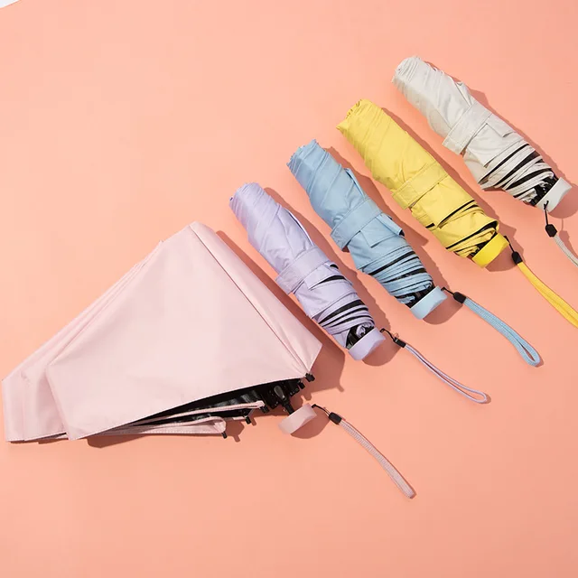 Colorful sunny and rainy umbrella