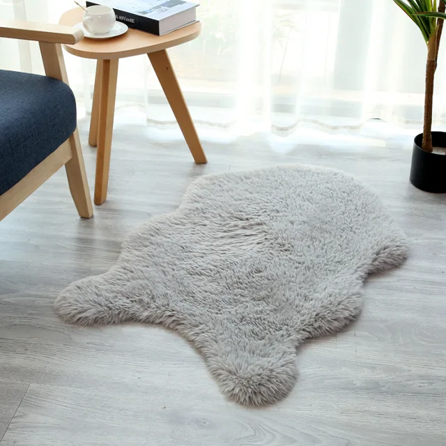 Nordic Faux Fur Rugs Carpets Comfortable Faux alpaca fur carpets and rugs