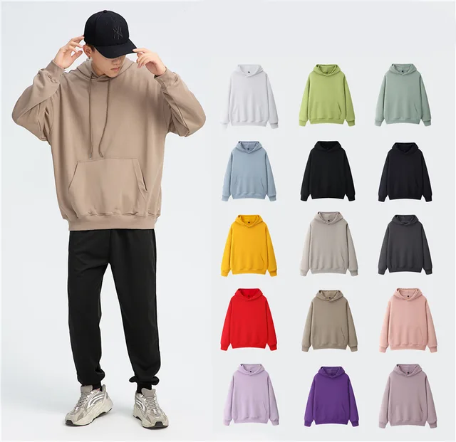 Cotton hoodie french terry