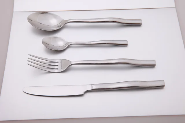 Knife/Fork/Spoon On Table