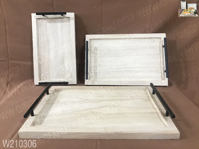 Wood tray