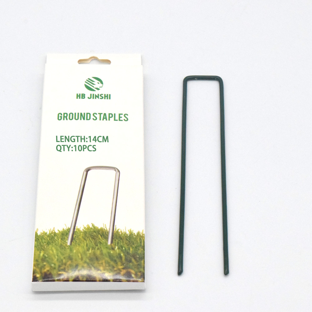20pcs pack Galvanized 6''*1''*6'' Landscape Garden U Nails Sod Staples