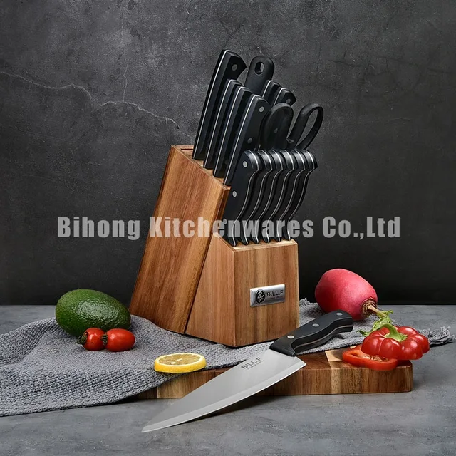 16pcs knife block set