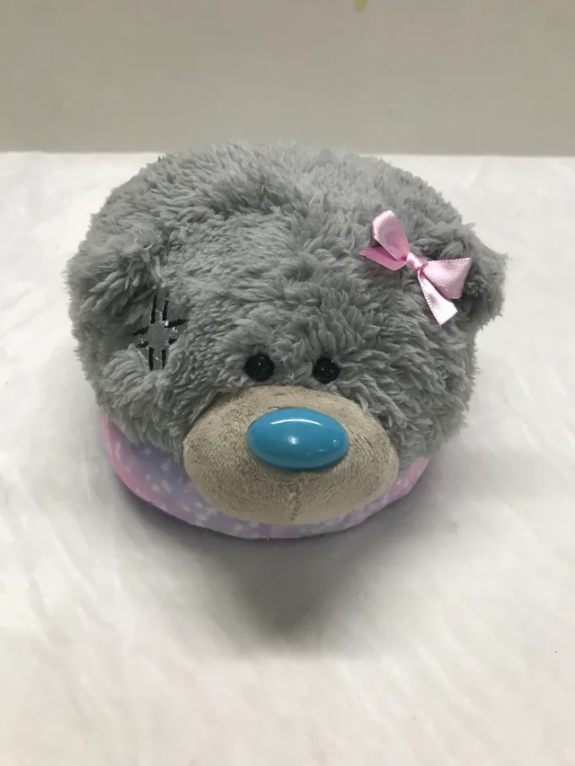Animal plush slippers
