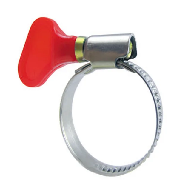 German Type Stainless Steel Worm Drive Hose Clamp with Handle