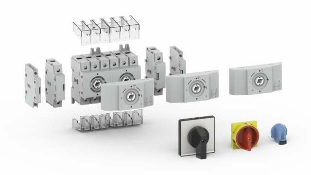 AC ISOLATOR switch Rail installation method