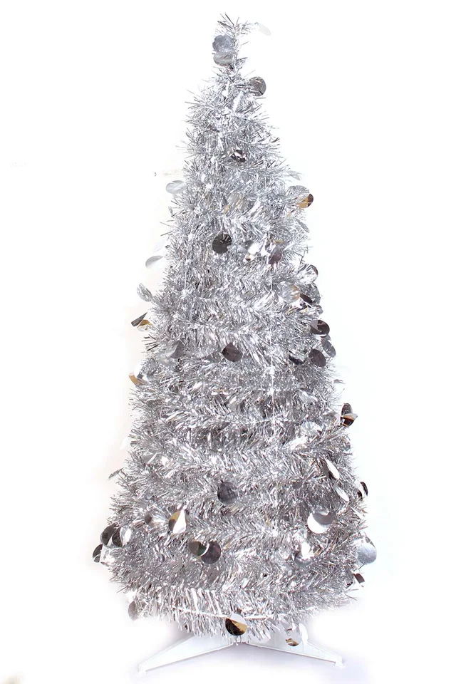 Promotional good quality Christmas pop up tinsel tree