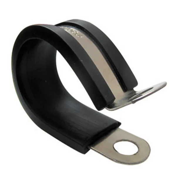 Hose Clamp with Rubber Galvanized and Stainless Steel