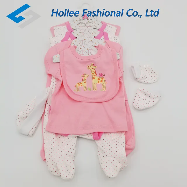 Factory direct sale 8 packs baby cloth gift set