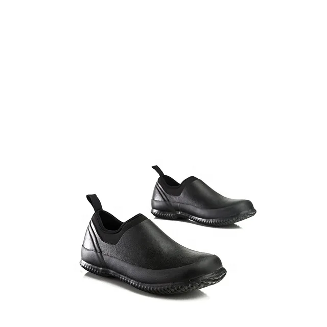 Wholesale Men's Ankle High Neoprene Lined Rubber Boots Waterproof Garden Shoes
