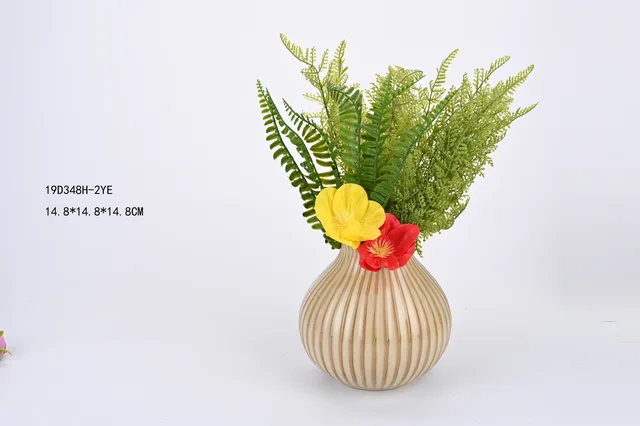 Porcelain Reactive Glazed Ceramic Vase