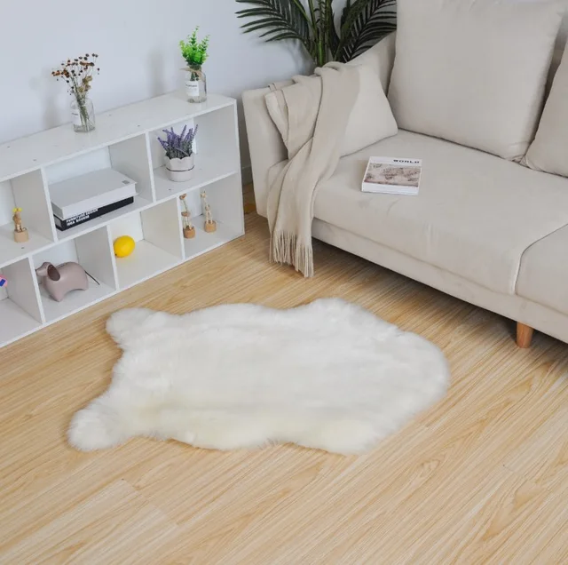 Faux fox fur rugs