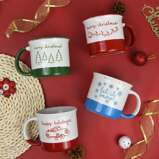 2 tone ceramic mug with decal printing