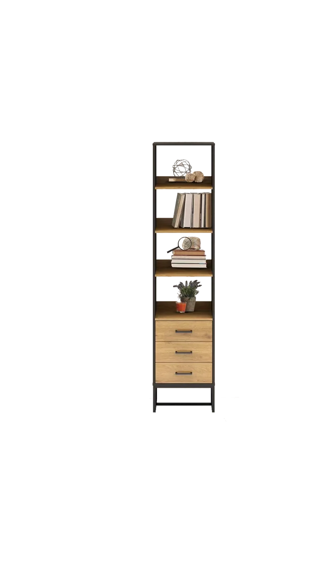 Ladder Shelf with Drawers