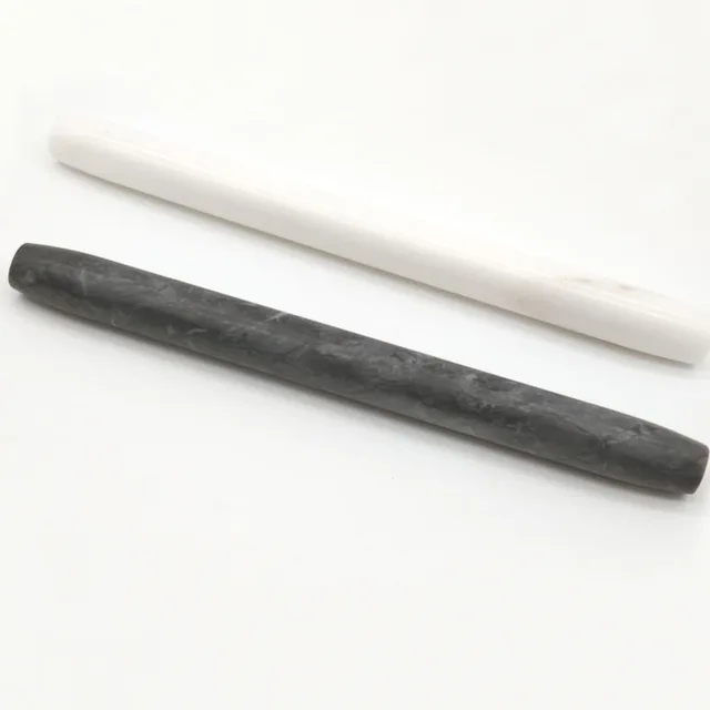 Marble Smooth Surface Kitchen Hand Burnishing Stone Rolling Pin small size
