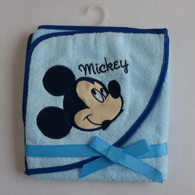 Licensed 100% Cotton / Bamboo Baby Hooded Towel with Embroidery